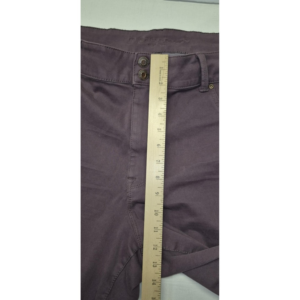 M jeans by Maurice plus size plum purple high rise women's‎ jeans, sz 24 - Picture 15 of 16
